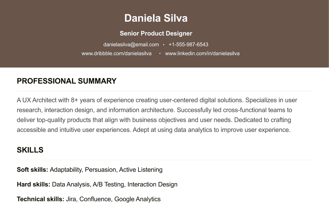 Formatting your Site Manager CV